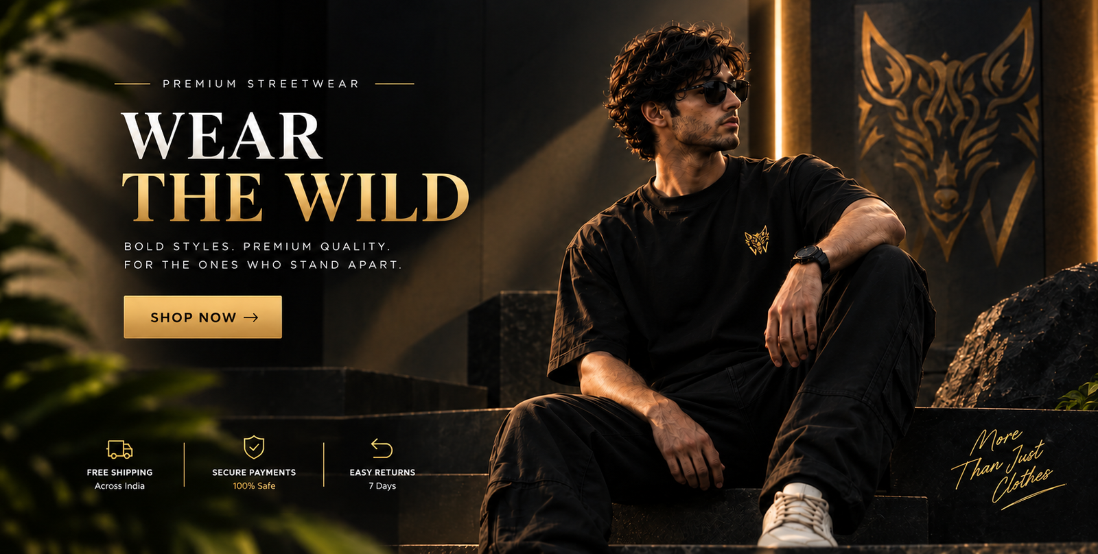 Wild Wolven - Wear The Wild Luxury Apparel Campaign 1