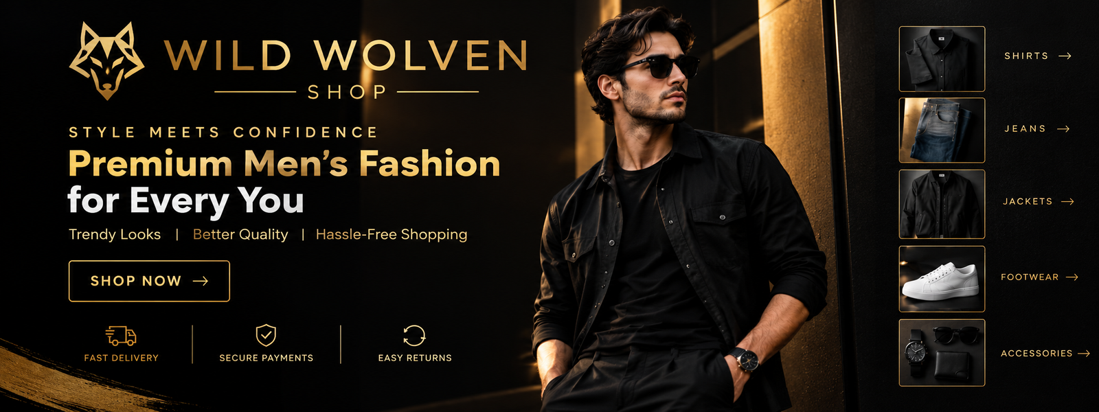 Wild Wolven - Wear The Wild Luxury Apparel Campaign 2